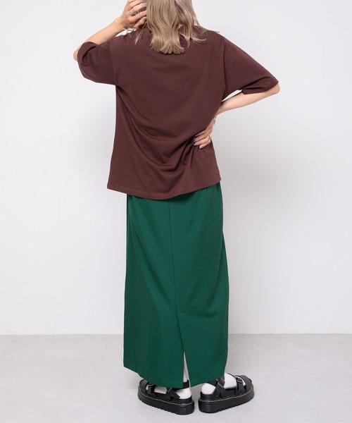 Adoon plain(アドーンプレーン)の「【新色追加!】【神シルエット!】ナロータイトスカート(スカート・レディース・ブラック/オレンジ/グリーン/ダークブルー/バイオレット・SMALL/MEDIUM/LARGE)」の13枚目の写真