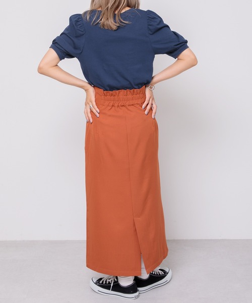 Adoon plain(アドーンプレーン)の「【新色追加!】【神シルエット!】ナロータイトスカート(スカート・レディース・ブラック/オレンジ/グリーン/ダークブルー/バイオレット・SMALL/MEDIUM/LARGE)」の14枚目の写真