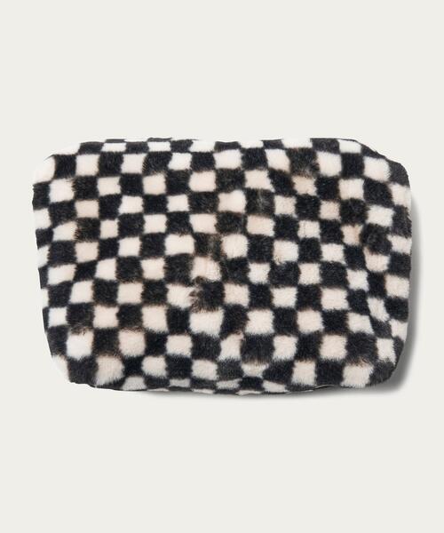BEAUTY&YOUTH UNITED ARROWS（ビューティーアンドユースユナイテッドアローズ）の「BY フェイクファー チェッカーショルダーバッグ -2WAY- ∴（ショルダーバッグ・レディース・ブラック/ブラウン・FREE）」の7枚目の写真