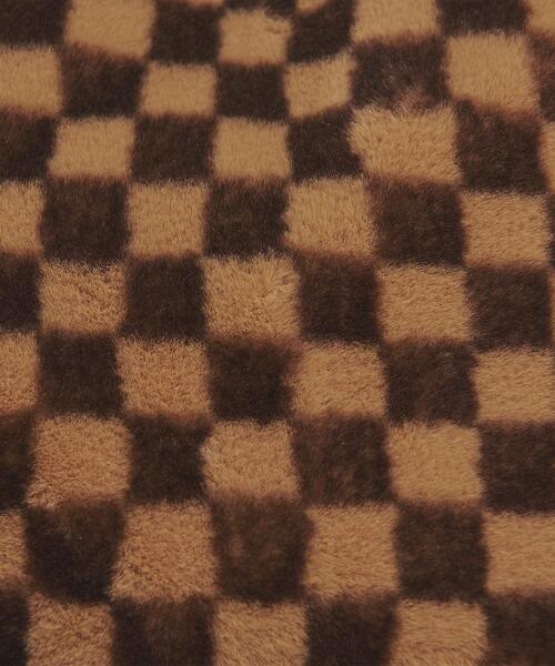 BEAUTY&YOUTH UNITED ARROWS（ビューティーアンドユースユナイテッドアローズ）の「BY フェイクファー チェッカーショルダーバッグ -2WAY- ∴（ショルダーバッグ・レディース・ブラック/ブラウン・FREE）」の21枚目の写真