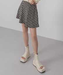 FOLLOWIN | スパンフラットサンダルアンクルブーツ(サンダル)