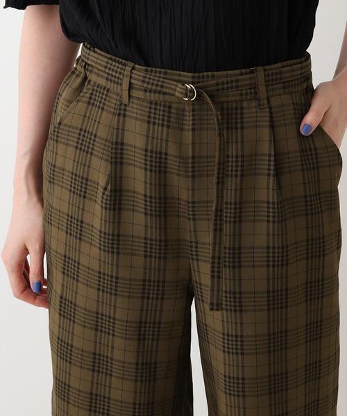 DRESKIP（ドレスキップ）の「◆Dカンベルト付きワイドパンツ（その他パンツ・レディース・ダークブラウン系1/ブラック/キャメル・03/04/02）」の6枚目の写真