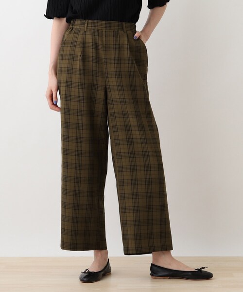 DRESKIP（ドレスキップ）の「◆Dカンベルト付きワイドパンツ（その他パンツ・レディース・ダークブラウン系1/ブラック/キャメル・03/04/02）」の9枚目の写真