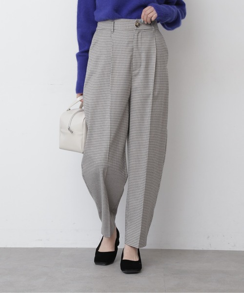 FREE'S MART(フリーズマート)の「【Sシリーズ対応】◆マルチチェック柄エッグパンツ(その他パンツ・レディース・グレー系その他/ベージュ系その他・SMALL/MEDIUM)」の1枚目の写真