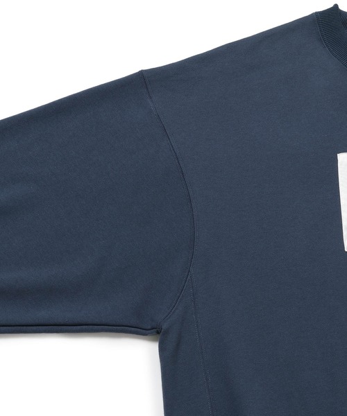 JUNRED（ジュンレッド）の「レタリング裏毛スウェット（スウェット・メンズ・キナリ/チャコールグレー/ブルー・S/M/L）」の7枚目の写真