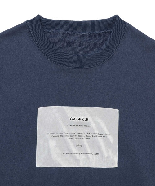 JUNRED（ジュンレッド）の「レタリング裏毛スウェット（スウェット・メンズ・キナリ/チャコールグレー/ブルー・S/M/L）」の8枚目の写真