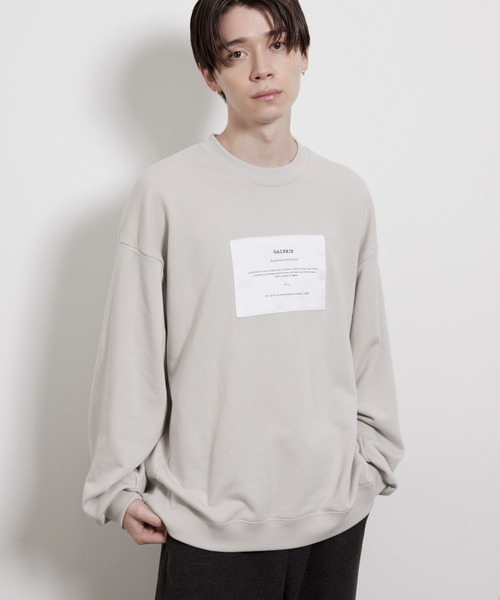 JUNRED（ジュンレッド）の「レタリング裏毛スウェット（スウェット・メンズ・キナリ/チャコールグレー/ブルー・S/M/L）」の14枚目の写真