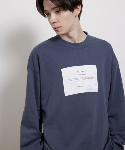 JUNRED（ジュンレッド）の「レタリング裏毛スウェット（スウェット・メンズ・キナリ/チャコールグレー/ブルー・S/M/L）」の16枚目の写真