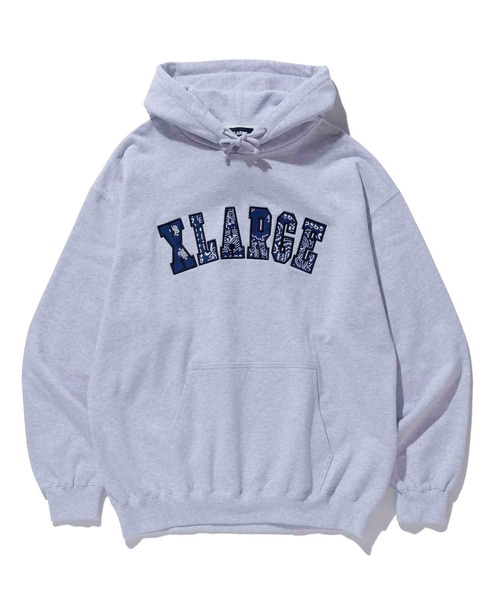 XLARGE(エクストララージ)の「BANDANA LOGO HOODED SWEAT(パーカー・メンズ・ブラック/ネイビー/アッシュ・S/M/L/XL)」の17枚目の写真