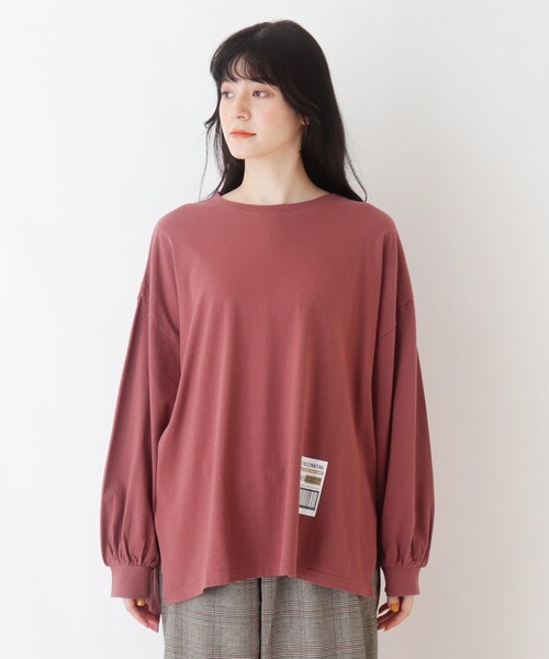 Cutie Blonde(キューティーブロンド)の「◆ルーズシルエットTシャツ(Tシャツ/カットソー・レディース・カーキ/ダークオレンジ/オフホワイト/チャコールグレー・00)」の13枚目の写真