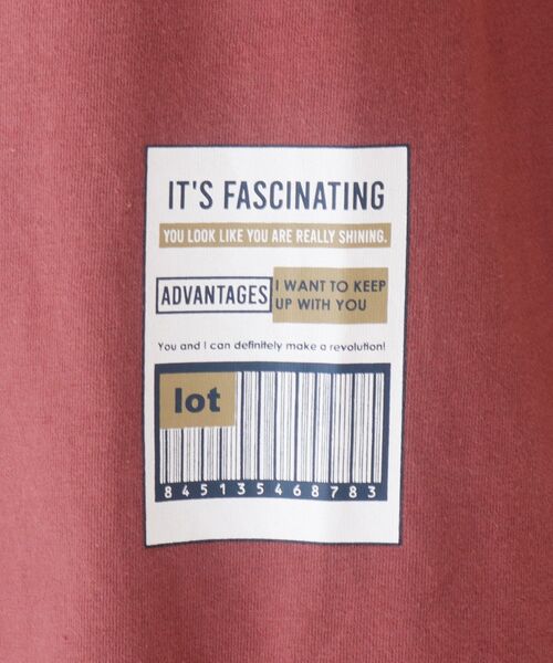 Cutie Blonde(キューティーブロンド)の「◆ルーズシルエットTシャツ(Tシャツ/カットソー・レディース・カーキ/ダークオレンジ/オフホワイト/チャコールグレー・00)」の8枚目の写真