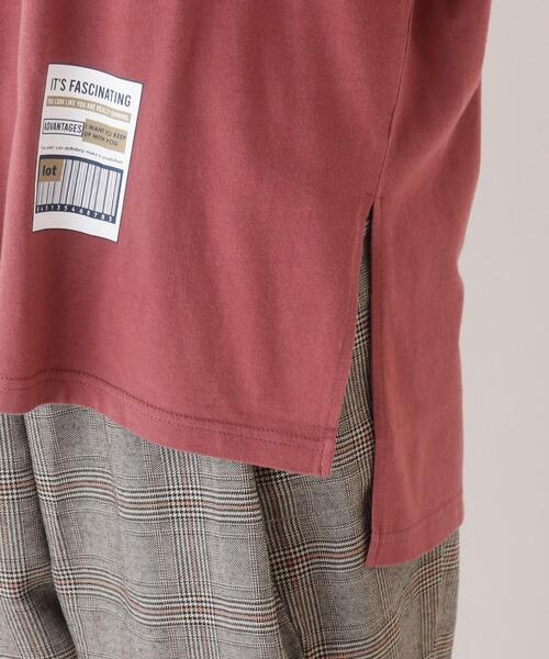 Cutie Blonde(キューティーブロンド)の「◆ルーズシルエットTシャツ(Tシャツ/カットソー・レディース・カーキ/ダークオレンジ/オフホワイト/チャコールグレー・00)」の18枚目の写真