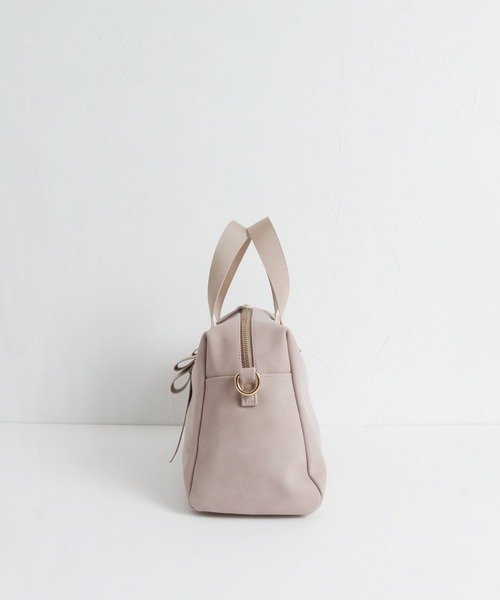 tocco closet(トッコ クローゼット)の「ショルダー付きtocco closet刺繍入り2WAYボストンバッグ(ボストンバッグ・レディース・ピンク/ブラウン・FREE)」の13枚目の写真