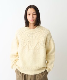 BATONER（バトナー）の「【BATONER】SPREAD ALAN CREW NECK