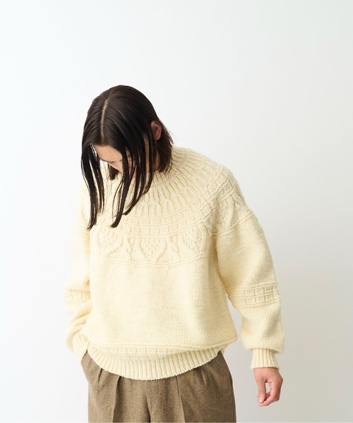 トップス BATONER SPREAD ALAN CREW NECK BATONER（バトナー）の「【BATONER】SPREAD ALAN CREW NECK