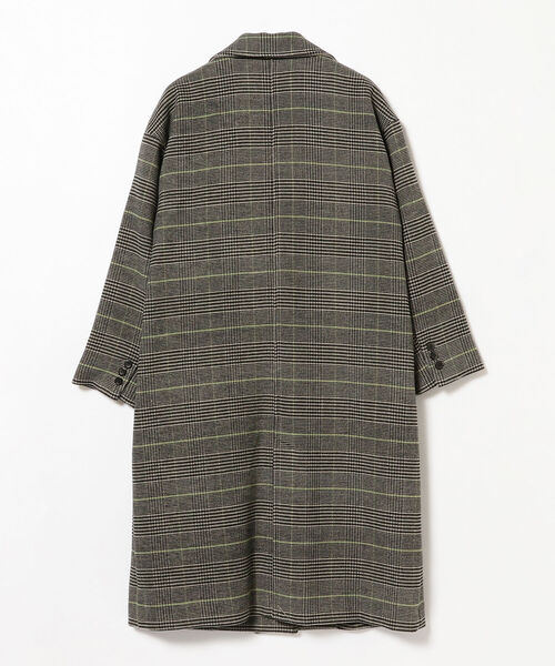 Ray BEAMS(レイビームス)の「Ray BEAMS / チェック ダブル チェスター コート(チェスターコート・レディース・ダークブラウン/グレー・1/0)」の15枚目の写真