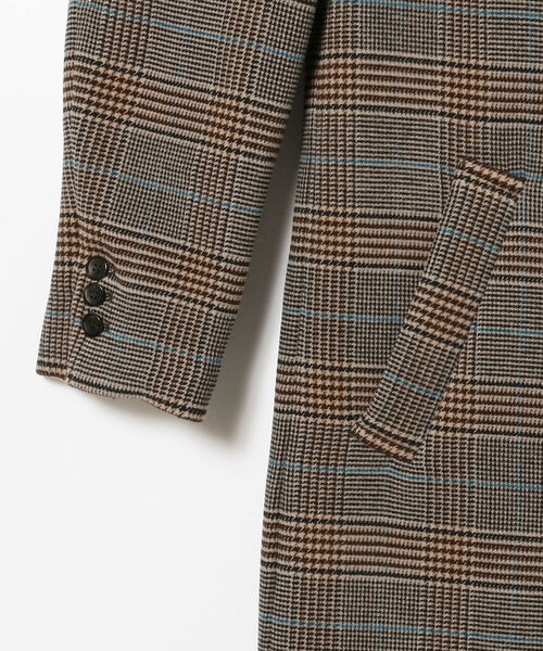 Ray BEAMS(レイビームス)の「Ray BEAMS / チェック ダブル チェスター コート(チェスターコート・レディース・ダークブラウン/グレー・1/0)」の22枚目の写真