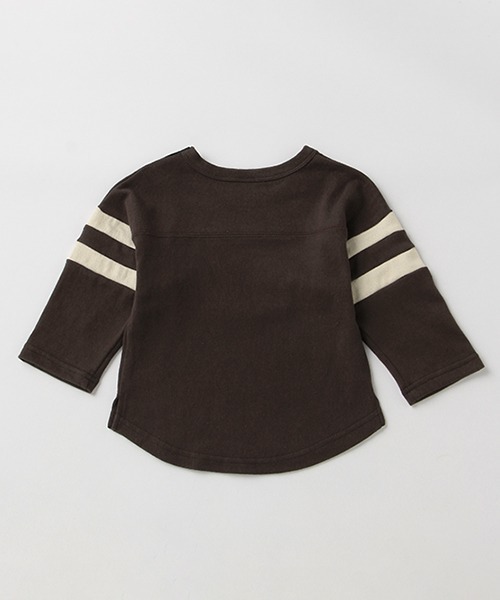 petit main(プティマイン)の「【リンク】フットボール長袖Tシャツ(Tシャツ/カットソー・キッズ・ブラウン/グリーン・130cm/120cm/90cm/100cm/80cm/110cm)」の10枚目の写真