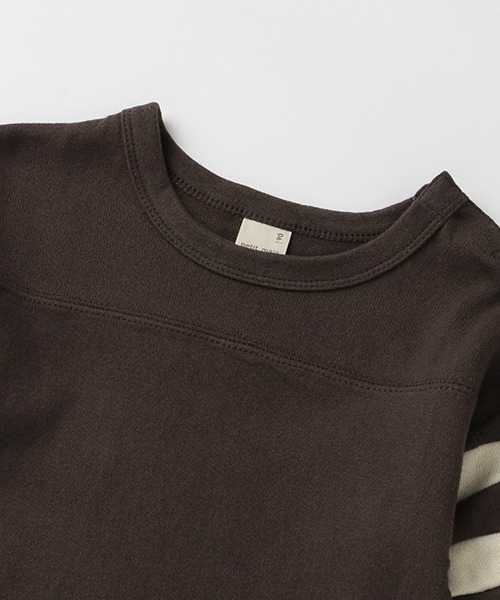 petit main(プティマイン)の「【リンク】フットボール長袖Tシャツ(Tシャツ/カットソー・キッズ・ブラウン/グリーン・130cm/120cm/90cm/100cm/80cm/110cm)」の11枚目の写真