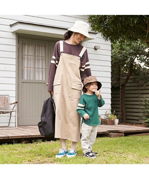 petit main(プティマイン)の「【リンク】フットボール長袖Tシャツ(Tシャツ/カットソー・キッズ・ブラウン/グリーン・130cm/120cm/90cm/100cm/80cm/110cm)」の7枚目の写真