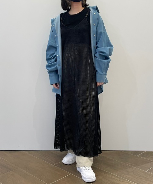 CHERIE(シェリー)の「CHERIE/シェリー/メッシュワンピース(ワンピース・レディース・グリーン・FREE)」の8枚目の写真