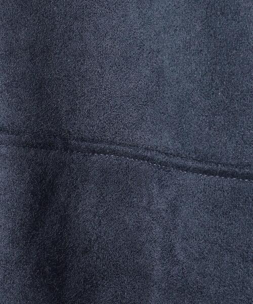 green label relaxing(グリーンレーベルリラクシング)の「<green label relaxing>スエードライク ボタンハイネック 長袖 スウェット(スウェット・メンズ・ダークグレー/ブラウン/ロイヤルブルー・S/M/L)」の9枚目の写真