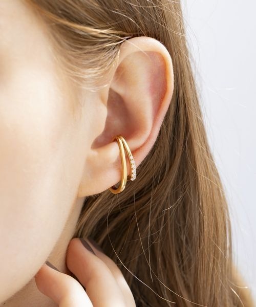 Canal 4℃(カナルヨンドシー)の「シルバー イヤーカフ/片耳用(イヤーカフ・レディース・シルバー系その他・FREE)」の3枚目の写真