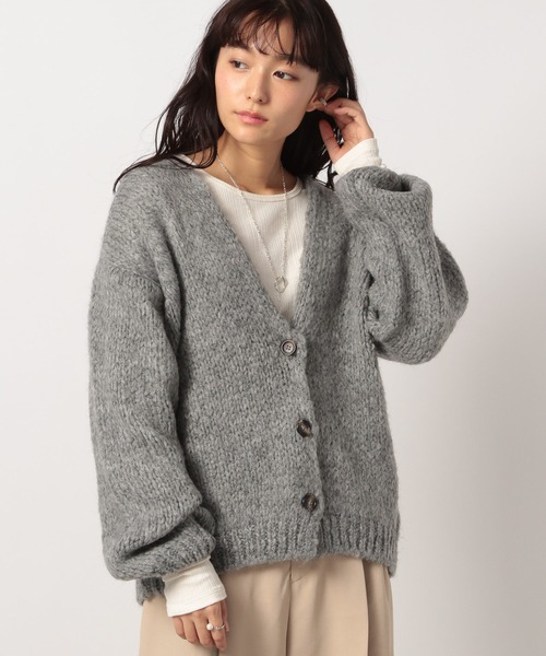 TRICOTS JEAN MARC】Vネックカーディガン TRICOTS JEAN MARC】Vネックカーディガン