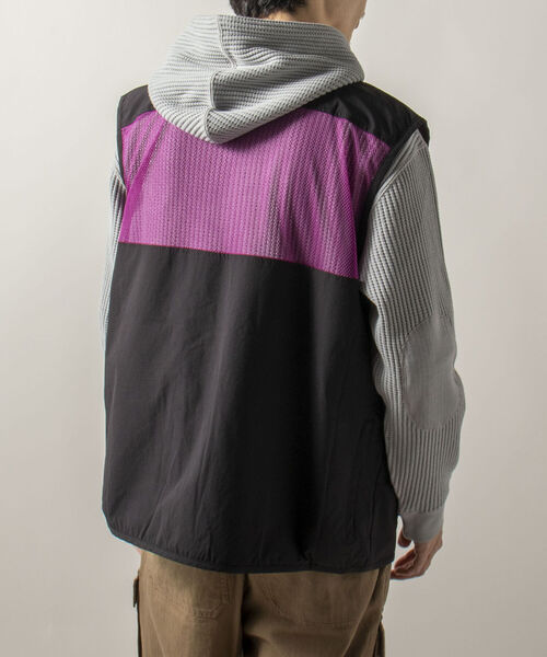 GLOSTER（グロスター）の「【RIP-STOP/リップストップ生地使用】【GLOSTER/グロスター】CAMP VEST キャンプベスト（ベスト・メンズ・ネイビー/ブラック・MEDIUM/LARGE）」の17枚目の写真