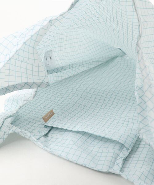 392 plusm(サンキューニプリュスエム)の「Square Bag S - check - 731714(エコバッグ/サブバッグ・レディース・ベージュ/オフホワイト/イエロー/グリーン・ONE SIZE)」の16枚目の写真