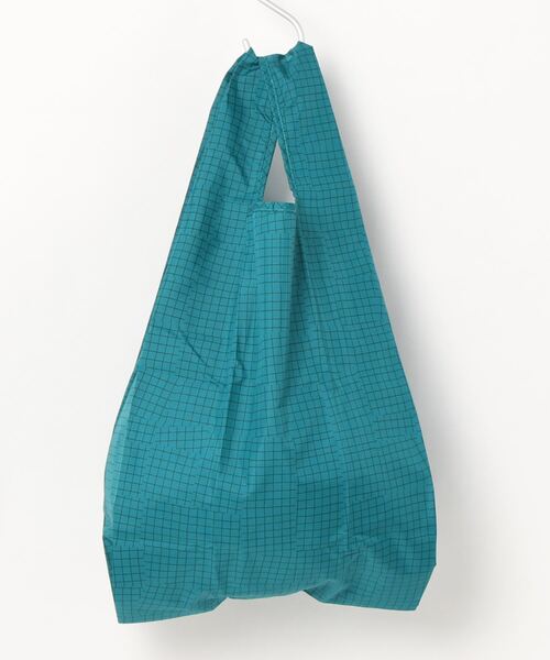 392 plusm(サンキューニプリュスエム)の「Square Bag S - check - 731714(エコバッグ/サブバッグ・レディース・ベージュ/オフホワイト/イエロー/グリーン・ONE SIZE)」の14枚目の写真
