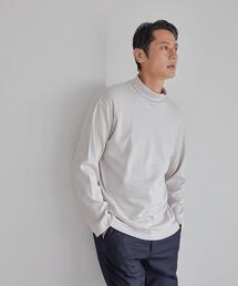 green label relaxing | スムース タートルネック 長袖 カットソー(Tシャツ/カットソー)