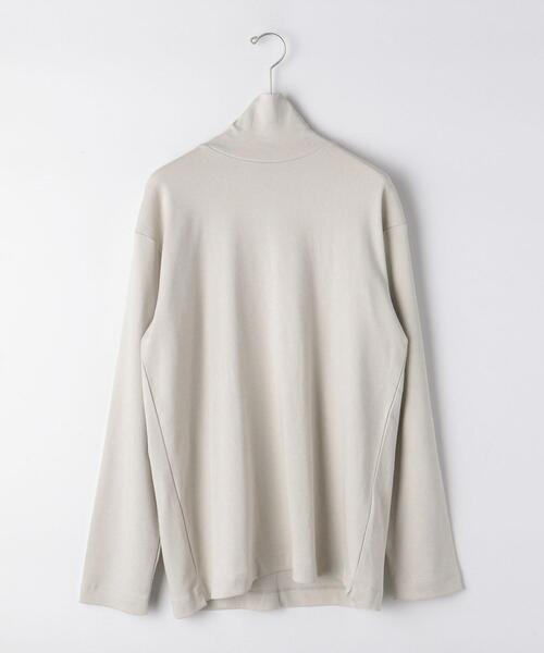 green label relaxing（グリーンレーベルリラクシング）の「スムース タートルネック 長袖 カットソー（Tシャツ/カットソー・メンズ・ホワイト/ライトグレー/ブラック・M/L/S）」の10枚目の写真