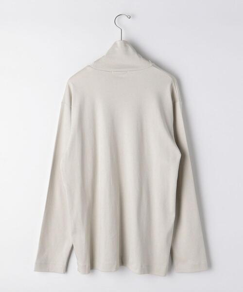 green label relaxing（グリーンレーベルリラクシング）の「スムース タートルネック 長袖 カットソー（Tシャツ/カットソー・メンズ・ホワイト/ライトグレー/ブラック・M/L/S）」の11枚目の写真