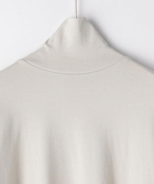 green label relaxing（グリーンレーベルリラクシング）の「スムース タートルネック 長袖 カットソー（Tシャツ/カットソー・メンズ・ホワイト/ライトグレー/ブラック・M/L/S）」の12枚目の写真
