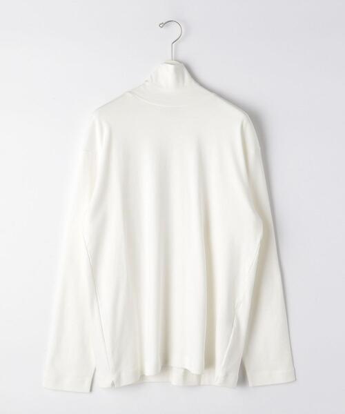 green label relaxing（グリーンレーベルリラクシング）の「スムース タートルネック 長袖 カットソー（Tシャツ/カットソー・メンズ・ホワイト/ライトグレー/ブラック・M/L/S）」の17枚目の写真