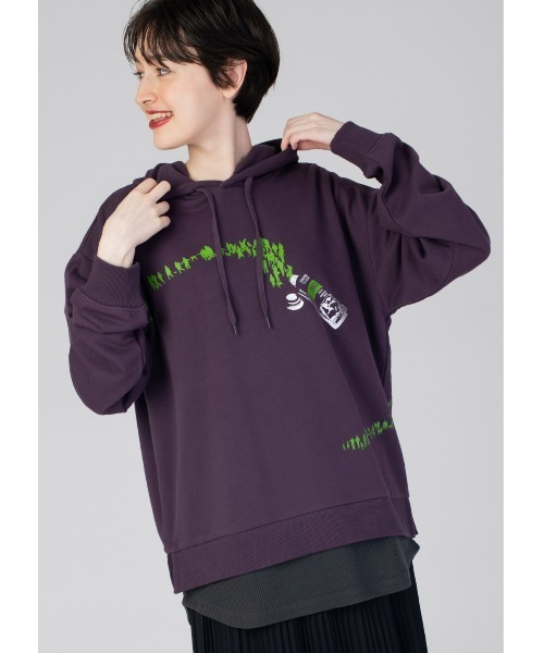 セール ペイントピープル レイヤードパーカー パーカー Design Tshirts Store Graniph デザイン ティーシャツ ストア グラニフ のファッション通販 Zozotown