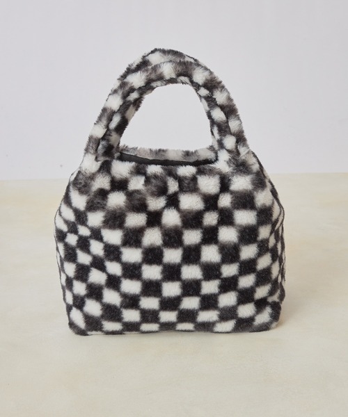 COLONY 2139（コロニートゥーワンスリーナイン）の「エコファーマルシェバッグ（ハンドバッグ・レディース・ホワイト/ブラウン/グリーン・FREE）」の2枚目の写真