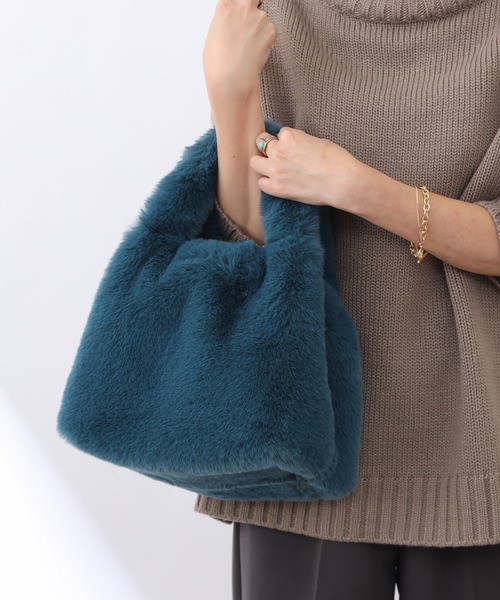 COLONY 2139（コロニートゥーワンスリーナイン）の「エコファーマルシェバッグ（ハンドバッグ・レディース・ホワイト/ブラウン/グリーン・FREE）」の3枚目の写真