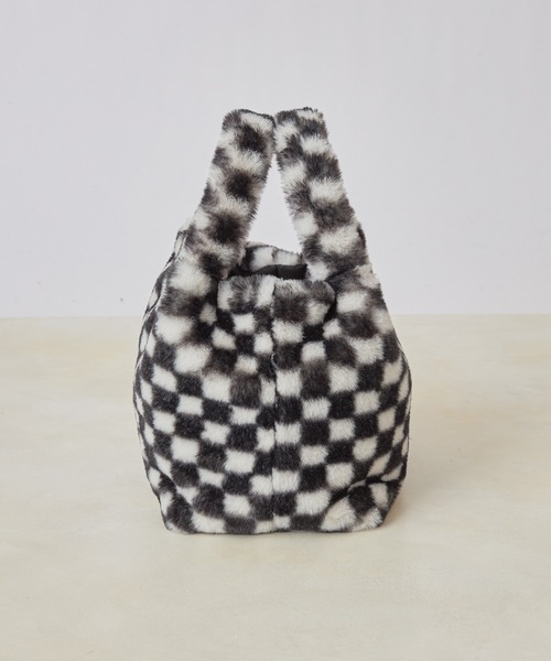 COLONY 2139（コロニートゥーワンスリーナイン）の「エコファーマルシェバッグ（ハンドバッグ・レディース・ホワイト/ブラウン/グリーン・FREE）」の6枚目の写真