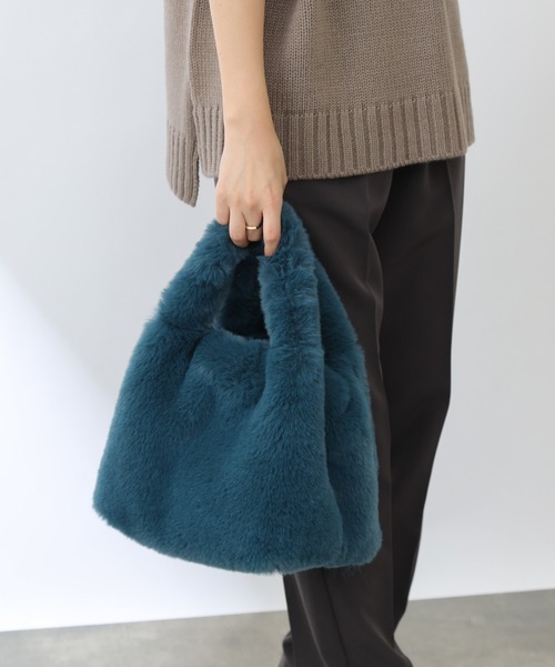 COLONY 2139（コロニートゥーワンスリーナイン）の「エコファーマルシェバッグ（ハンドバッグ・レディース・ホワイト/ブラウン/グリーン・FREE）」の22枚目の写真