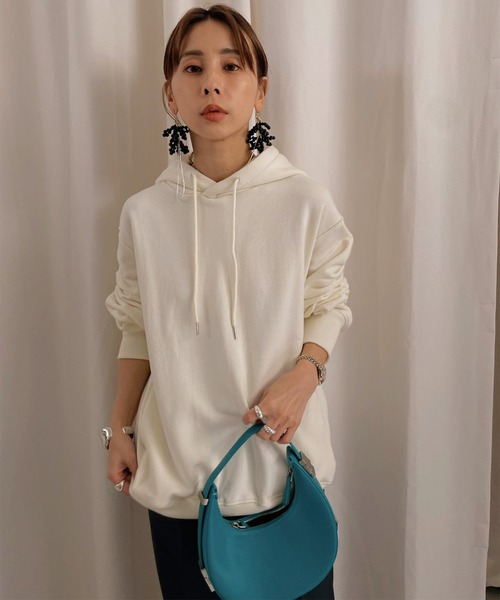 トップス Ameri MUTUALLY HOODIE WITH VEST Ameri（アメリ）の「MUTUALLY HOODIE WITH VEST（パーカー