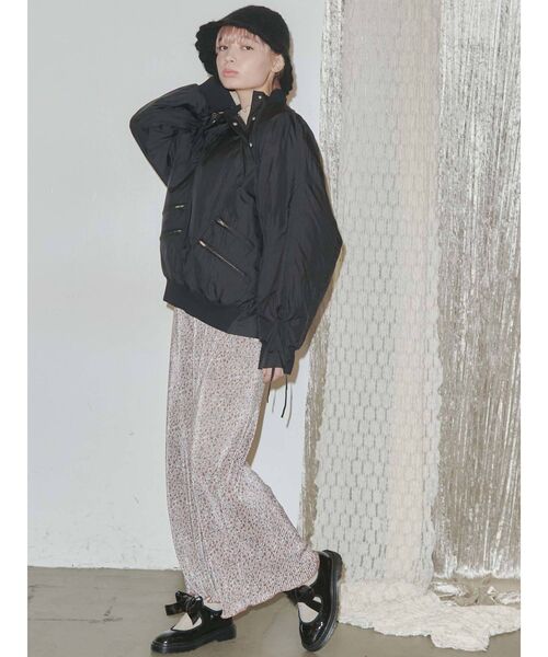 merry jenny（メリージェニー）の「ナイロンキルトプルオーバー（Tシャツ/カットソー・レディース・オフホワイト/ブラック/カーキ・FREE）」の15枚目の写真