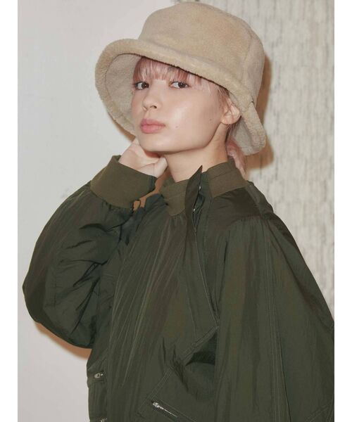 merry jenny（メリージェニー）の「ナイロンキルトプルオーバー（Tシャツ/カットソー・レディース・オフホワイト/ブラック/カーキ・FREE）」の20枚目の写真