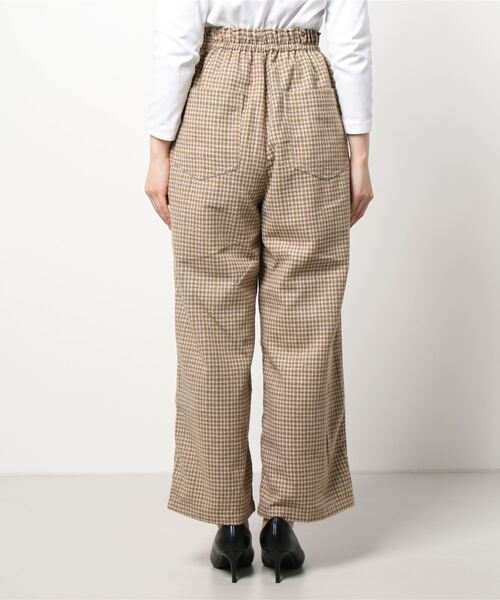 Samansa Mos2（サマンサ モスモス）の「ウール混起毛ストレートパンツ（その他パンツ・レディース・モカ/ネイビー/ベージュ/チャコール・ﾌﾘ-）」の6枚目の写真