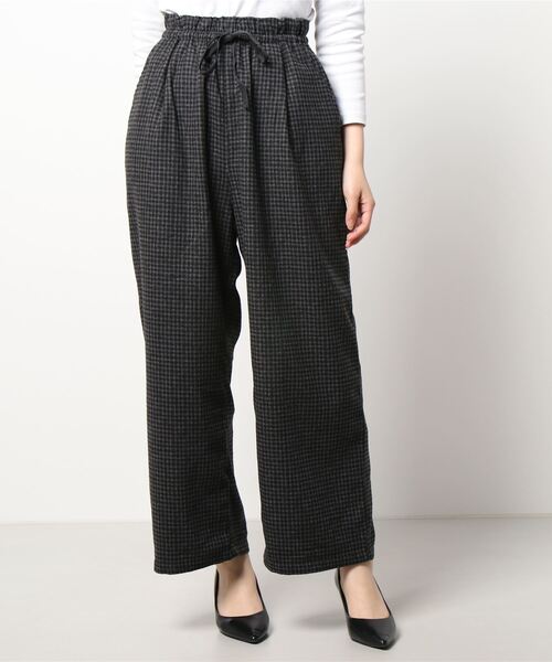 Samansa Mos2（サマンサ モスモス）の「ウール混起毛ストレートパンツ（その他パンツ・レディース・モカ/ネイビー/ベージュ/チャコール・ﾌﾘ-）」の7枚目の写真