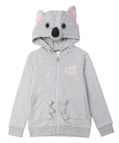 Giordano ジョルダーノ の Giordano アニマルパーカー こあら パーカー Wear