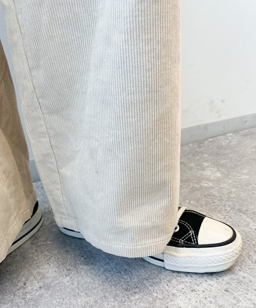 studio CLIP（スタディオクリップ）の「コーデュロイドカンワイドパンツ（その他パンツ・レディース・ベージュ/アイボリー/ボルドー/スモーク・MEDIUM/LARGE）」の16枚目の写真
