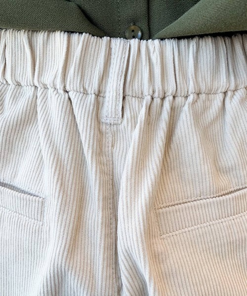 studio CLIP（スタディオクリップ）の「コーデュロイドカンワイドパンツ（その他パンツ・レディース・ベージュ/アイボリー/ボルドー/スモーク・MEDIUM/LARGE）」の13枚目の写真