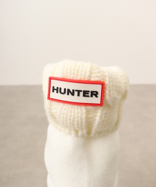 HUNTER（ハンター）の「HUNTER BOOT SOCK ブーツソックス（ソックス/靴下・メンズ・ナチュラル・M/L）」の4枚目の写真